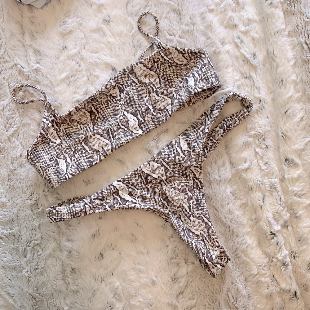 Ark Swim snake skin bikini